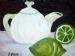 Teapot And Lemon - Set of 2