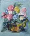 Flowers in Copper Kettle