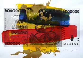 "Five Billion Dollar Note Five Only in Africa"