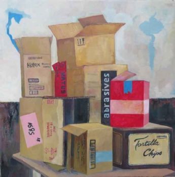 "Still Life with Cartons"
