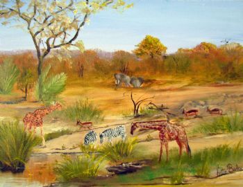 "Kruger Waterhole"