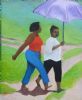 "Two Women Under an Umbrella"