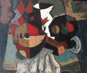 "Still Life with Musical Instrument"