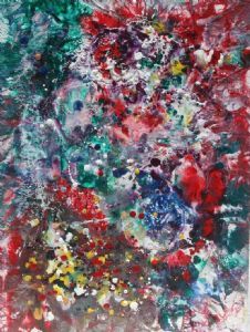 "Encaustic Colour Explosion"
