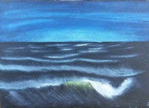 "Moonlit sea 1"