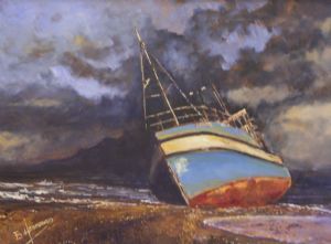 "168  Beached Boat"