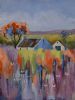 "Cottage and Wild Flowers"