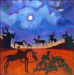 "Sunset, Moonrise"