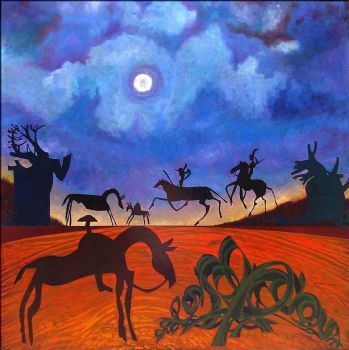 "Sunset, Moonrise"