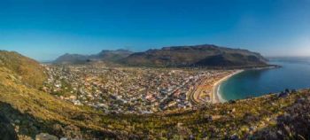 "Looking Over Fish Hoek in Cape Town"