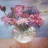 "Flowers in Glass Vase"