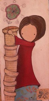 "Girl with Pots"