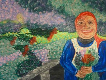 "Adderley Street Fynbos Seller"