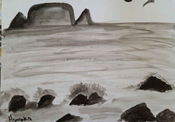 "Table Mountain and Ocean"