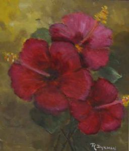 "Red Hibiscus"