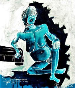 "Lady in Blue"