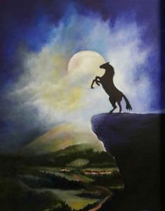 "The black horse"