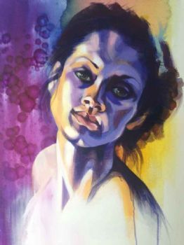 "Purple Portrait"
