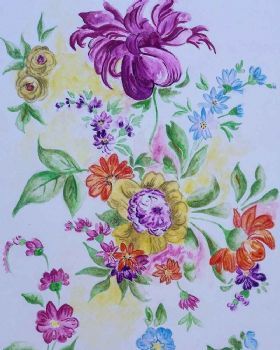 "Victorian Floral Bouquet"