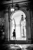 "Lady in the Archway, Venice"