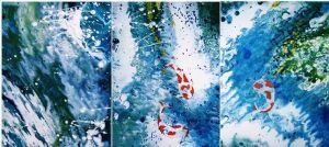 "Koi in Motion"