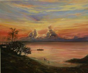 "Afternoon Seascape"