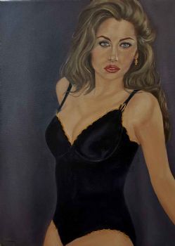 "Woman in black"