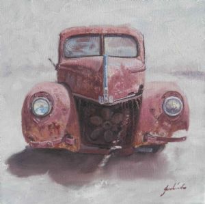 "A) Rustic Old Motorcar 2"
