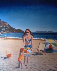 "The beach"