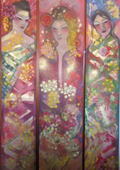 "Triptych Colours True"