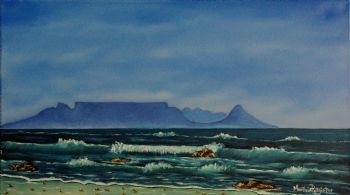 "Tablemountain From Bloubergstrand"