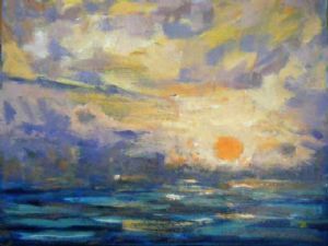 "Dusk at Sea"