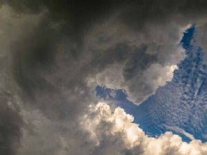 "Storm Clouds and Clear Sky"