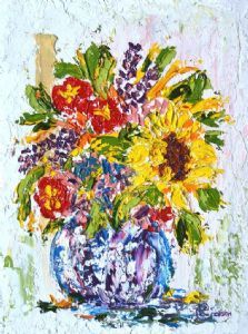 "Lone Sunflower"