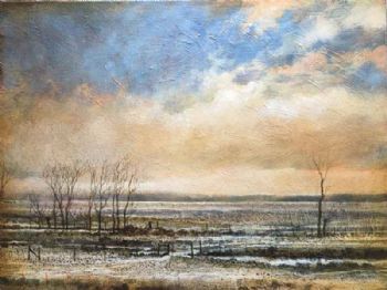 "Poplars on the Flatlands"