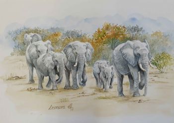 "Elephant Procession"