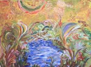 "Dream Garden With Pond"