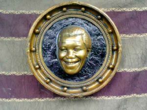 "Nelson Mandela Life Sized Sculpture"