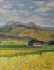"Canola Field with Farm House"