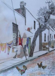 "Hoenders in die Kaap (Chickens in Cape Town)"