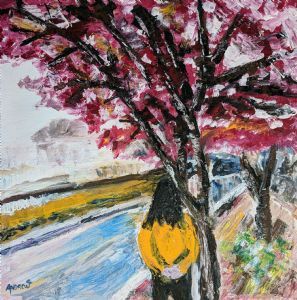 "Figure By Tree"
