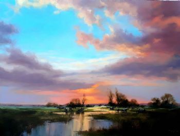 "Dawn Greets the Land "