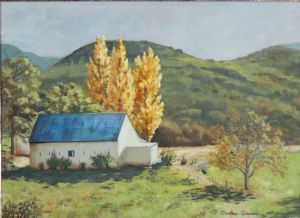 "Poplars near Cango Caves"