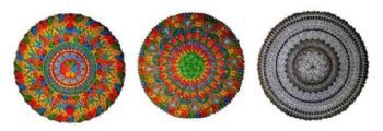 "Three Mandalas"
