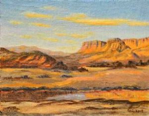 "Sunset Fish River Canyon Namibia"
