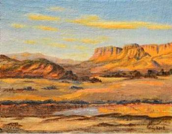 "Sunset Fish River Canyon Namibia"