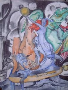 "Nightmare Smiling at the Moon"