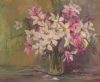 "Bauhenia In A Glass Vase"
