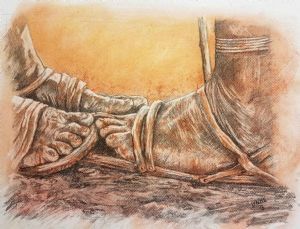 "Greeting Feet"