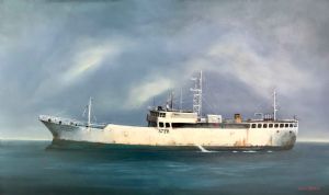 "Tanker in White"